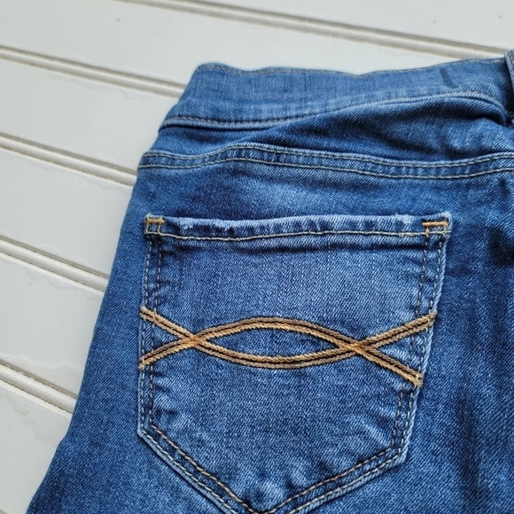 Abercrombie Kids Girls Skinny Leg Denim Pants Blue 26x28 Size 14 - Picture 9 of 13